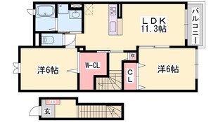 本竜野駅 徒歩8分 2階の物件間取画像